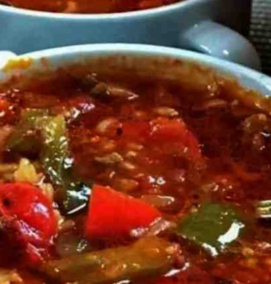 Stuffed pepper soup