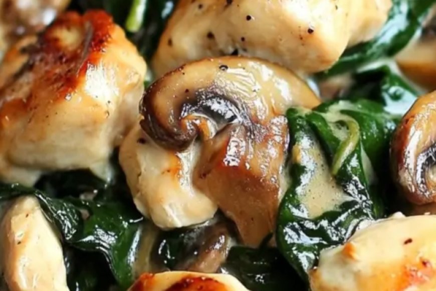 Chicken, Spinach & Mushroom Medley