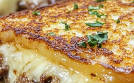 Ultimate Patty Melts with Secret Sauce