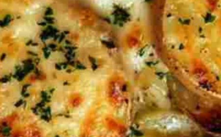 Herb-Infused Potatoes Au Gratin Foil Packets with Leeks