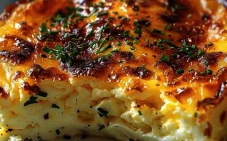 Baked Cottage Cheese Eggs