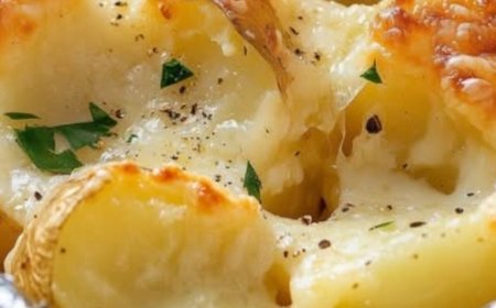 Parmesan Baked Potatoes