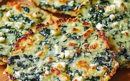 Mediterranean Spinach and Feta Crisps