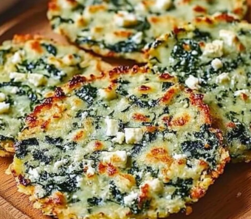 Mediterranean Spinach and Feta Crisps