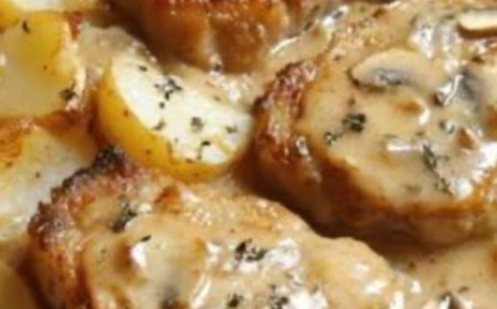 Creamy Ranch Pork Chops