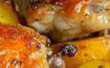 Oven-Baked Chicken Thighs with Potatoes