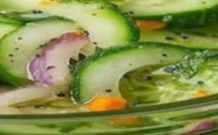Fresh Pickled Cucumber Salad