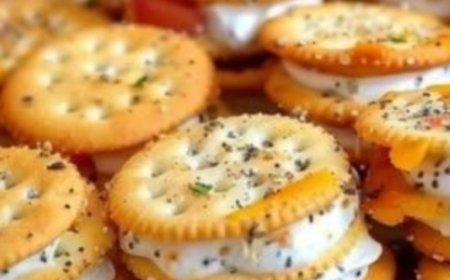 Irresistible Ritz Cracker Party Sandwiches