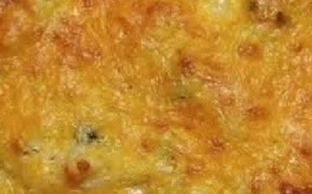 Broccoli, Rice, Cheese; and Chicken Casserole