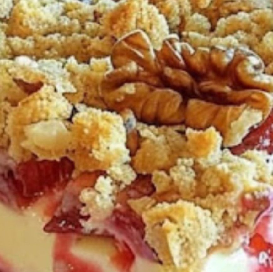 Rhubarb Cheesecake Squares