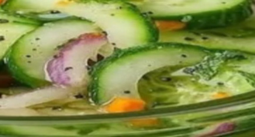 Fresh Pickled Cucumber Salad