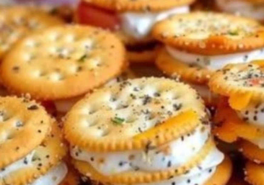 Irresistible Ritz Cracker Party Sandwiches