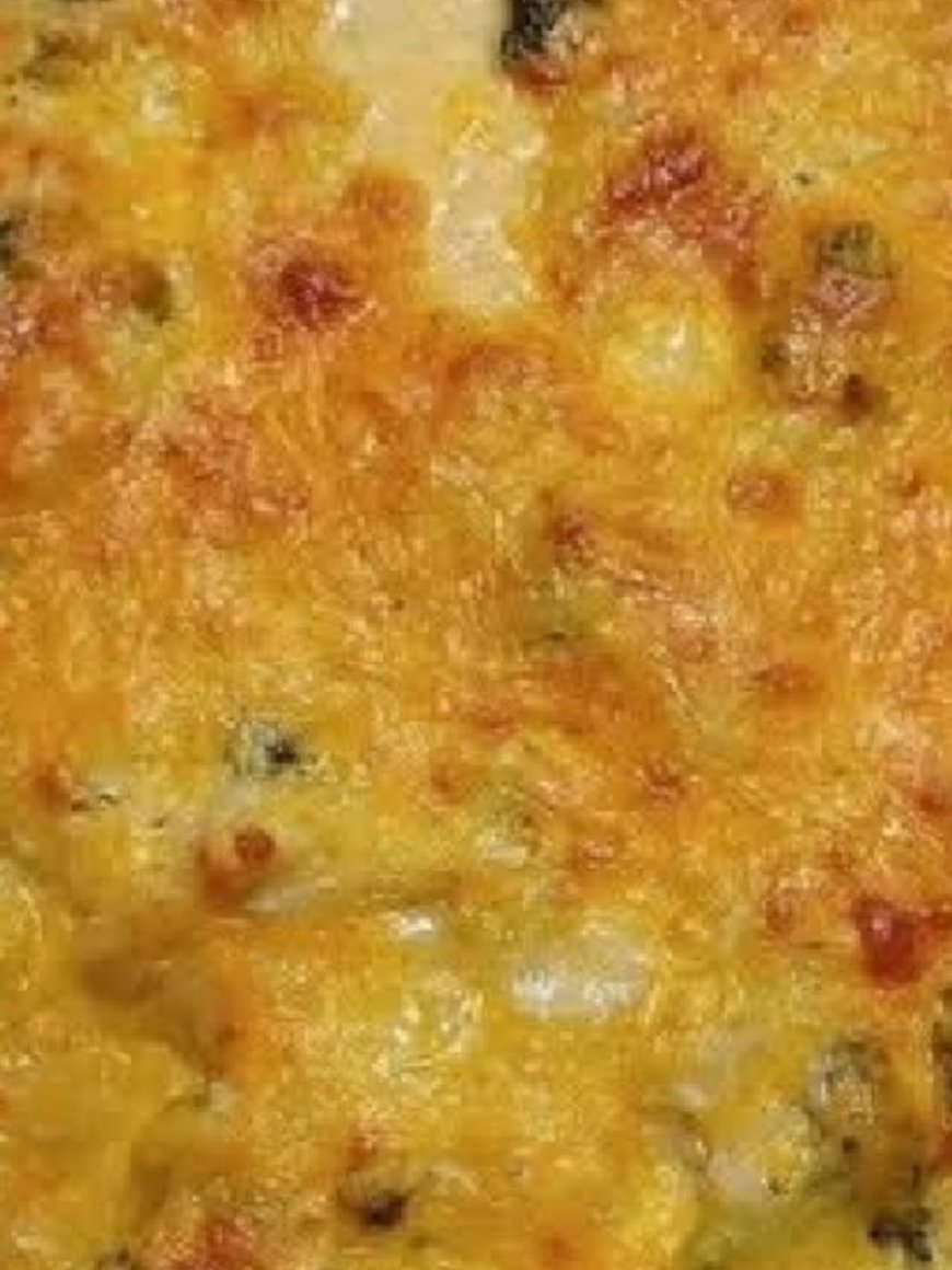 Broccoli, Rice, Cheese; and Chicken Casserole