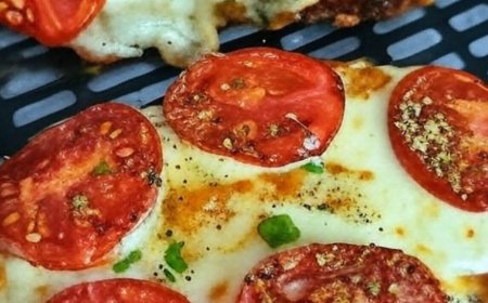 Air Fryer Tomato Melt