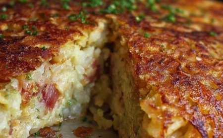 Potato RostiStuffed With Bacon & Cheese Recipe