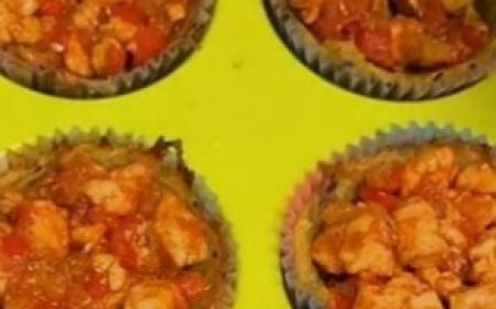 Savory Baked Potato Nests with Chicken and Cheese Filling