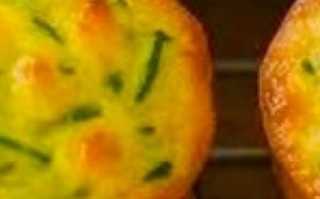 Zucchini, Potato Carrot Cheese Muffins