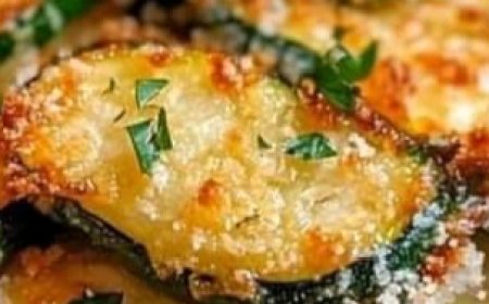 Crispy Parmesan Zucchini Rounds