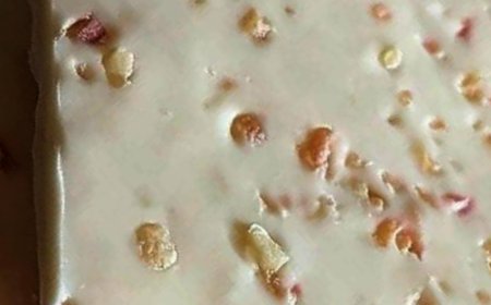 Four-Ingredient Nougat Bars – Easy, Chewy, and Festive