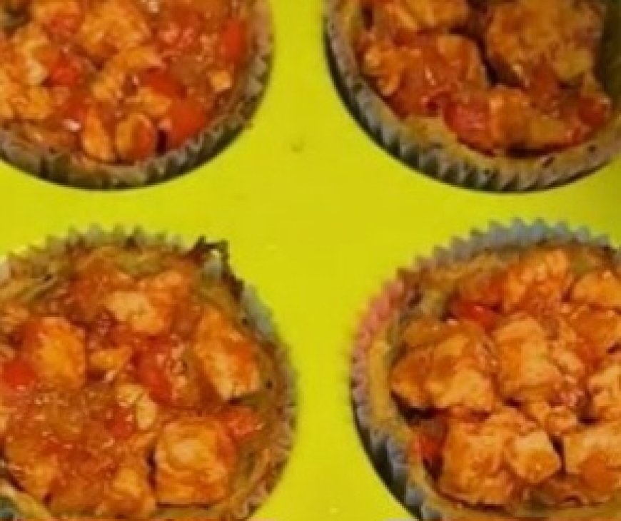 Savory Baked Potato Nests with Chicken and Cheese Filling