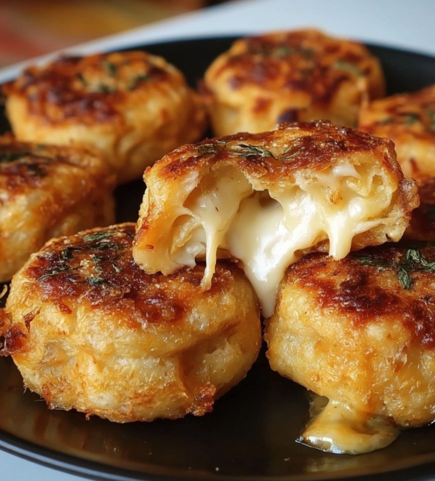 Cheese-Stuffed Savory Bites
