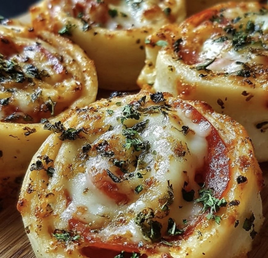 Cheesy Pizza Roll-Ups Recipe