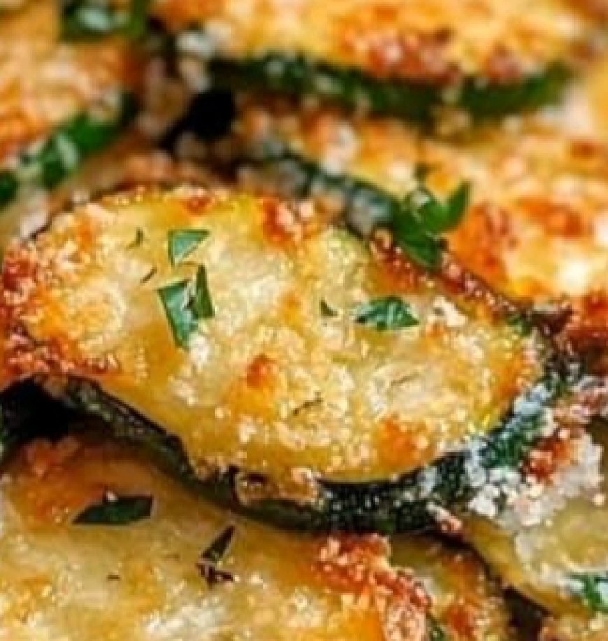 Crispy Parmesan Zucchini Rounds