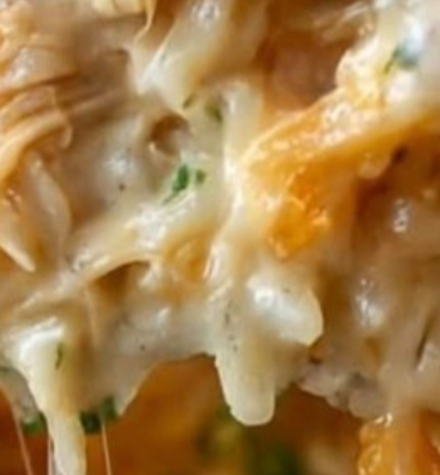French Onion Chicken Rice Casserole