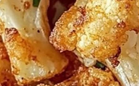 Baked Cauliflower Tastes Better Than Meat! Crispy Roasted Cauliflower Recipe