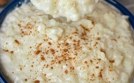 old fashioned rice pudding