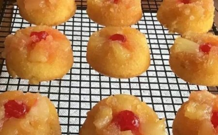 Pineapple Upside-Down Cupcakes