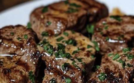 Garlic Butter Steak and Pasta