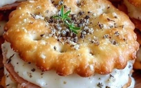 Ritz Cracker Party Sandwiches