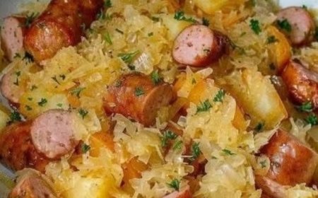 Sausage and Sauerkraut Skillet