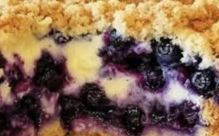 Sherry’s Blueberry Cream Cheese Crumb Cake: The Ultimate Breakfast or Dessert Treat!