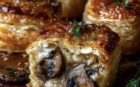 Mushroom Puff Pastry Bites Recipe