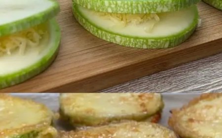 Cheesy Pan-Fried Zucchini Rounds