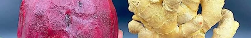 Natural bomb to cleanse the liver and blood vessels: beetroot and ginger