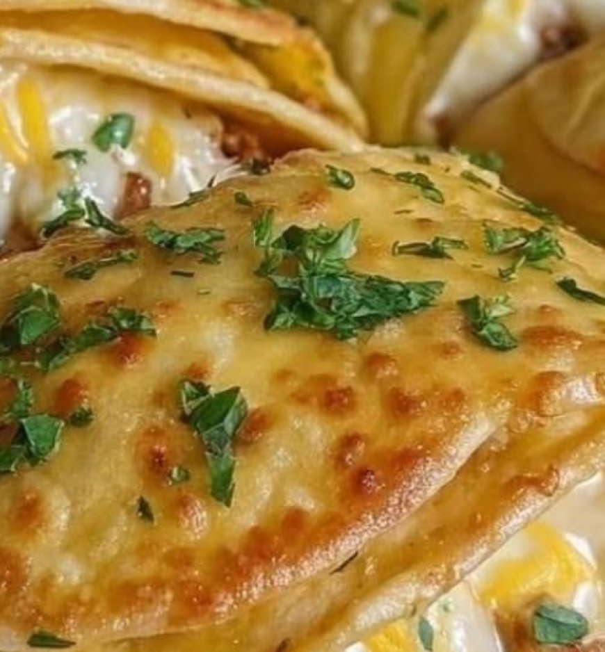 Loaded Cheesy Pocket Tacos Recipe!!!