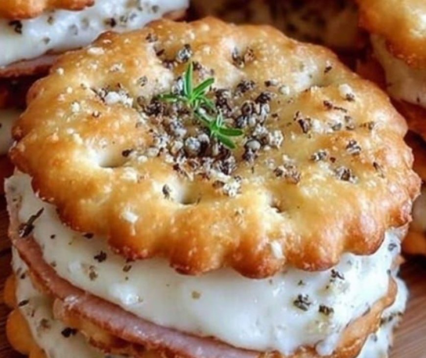 Ritz Cracker Party Sandwiches