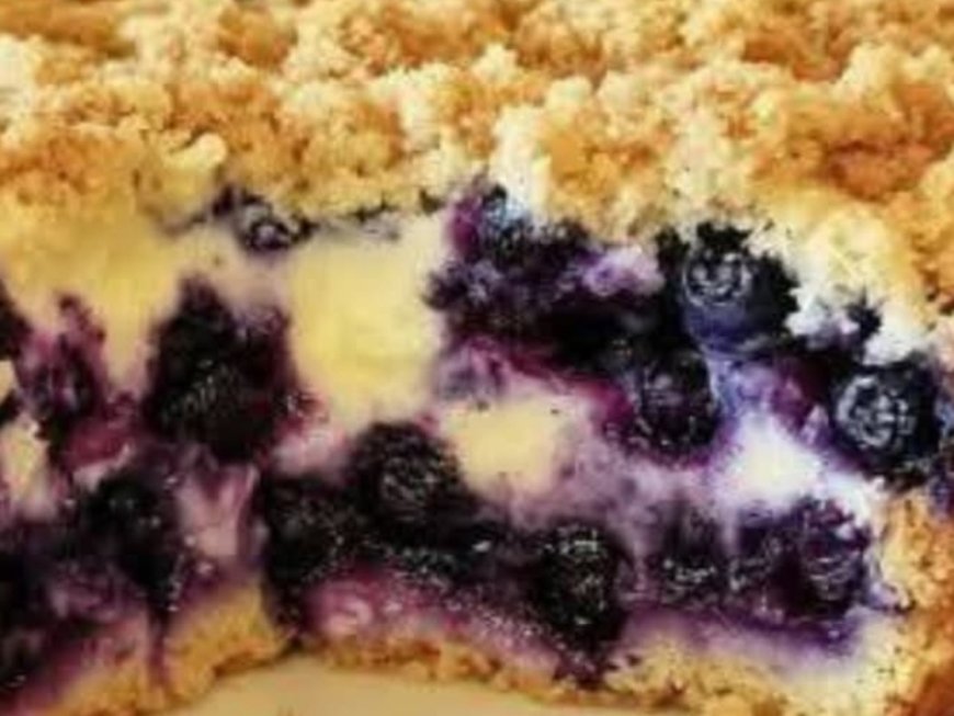 Sherry’s Blueberry Cream Cheese Crumb Cake: The Ultimate Breakfast or Dessert Treat!