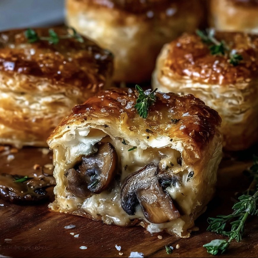 Mushroom Puff Pastry Bites Recipe