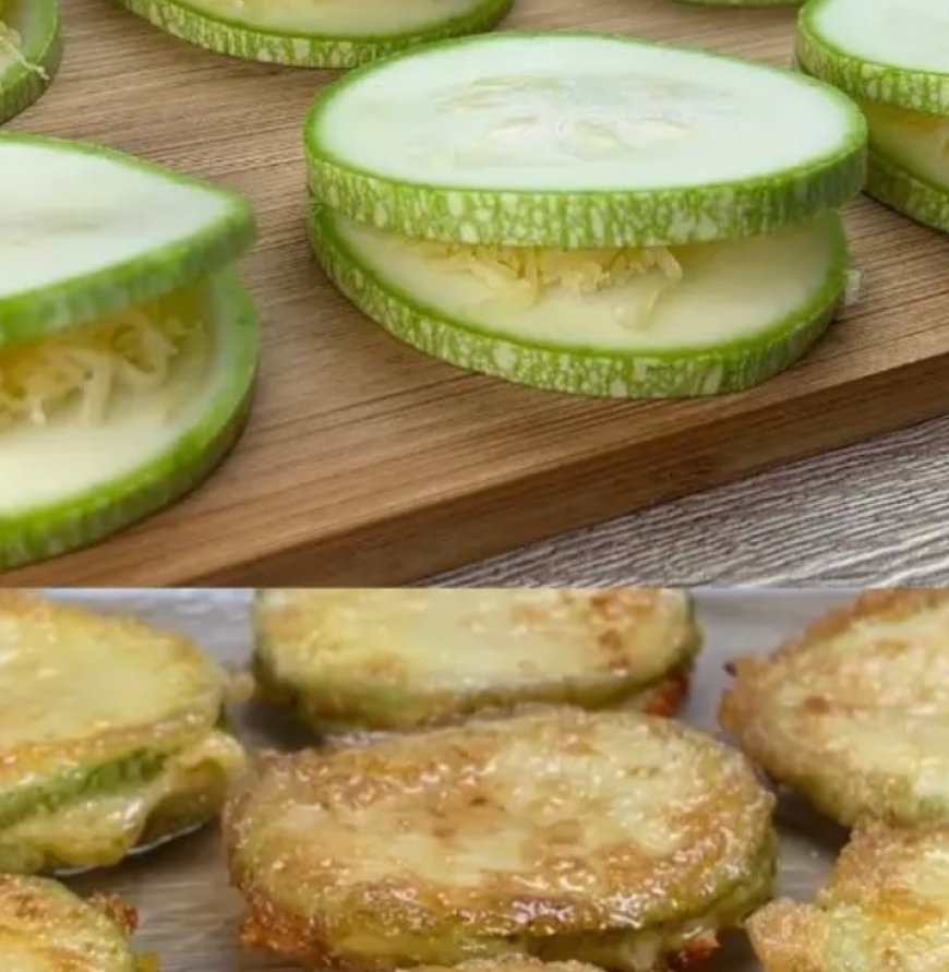 Cheesy Pan-Fried Zucchini Rounds