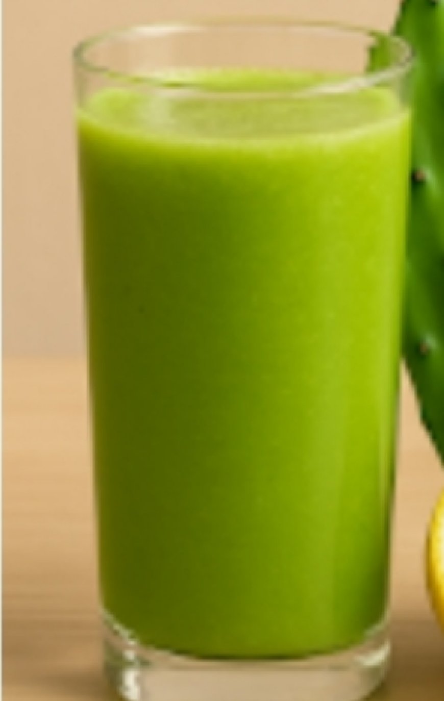 Le secret de la boisson au citron et au nopal qui transformera ta routine de bien-être.